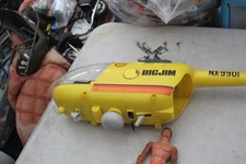 helico big jim + personnage abimée pour pieces