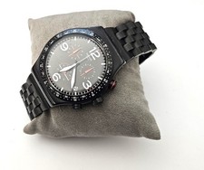 Swatch Irony Chrono 2016 - YVB403 - Black Is Back - Lightly Used - 