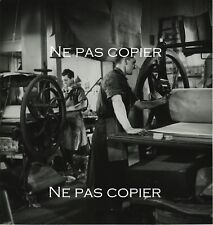 LACOURIÈRE circa 1955 photo by J. Duhamel 13x12 sweetcut engraver workshop 