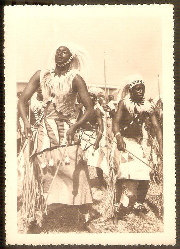 Congo carte photo danseurs - carte, (danseurs