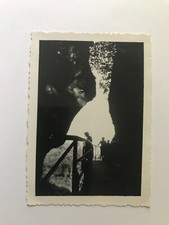 Vintage Original Photo Snapshot Bridge Rocks Light Against Daylight - SB571