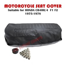 MOTORCYCLE SEAT COVER fits HONDA CB400/4 CB400 FOUR  1975-1978 + STRAP & BUTTONS