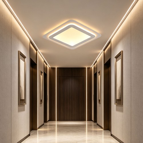 Plafonnier led carré - led,