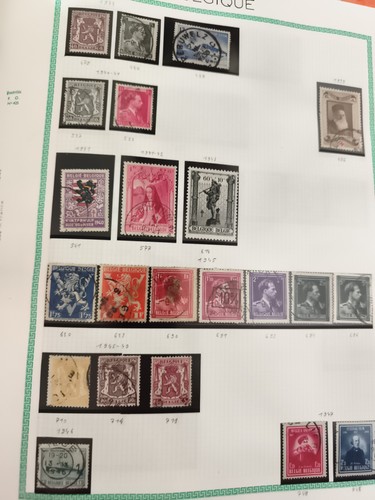 Timbres belgique lot anciens - timbres,