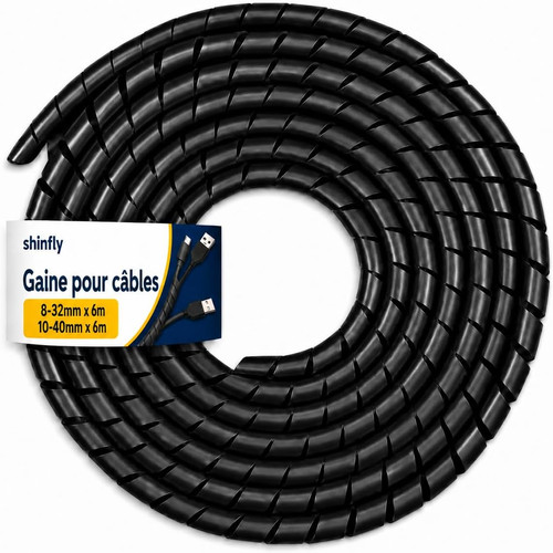 Gaine cable 2x6m - cable,,