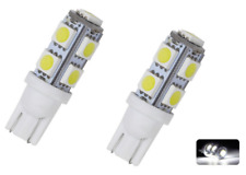 Ampoules W5W LED T10 Veilleuses Blanc Xenon 6000K 9 SMD Lumiere 12V Auto moto