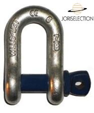 Manille haute résistance à œil droite  CMU de 500 KG  a    55 TONNES  AU CHOIX 