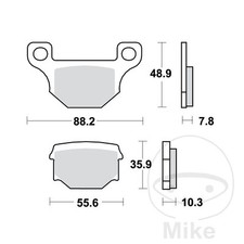 TRW Plaquettes de frein