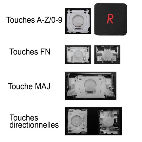 Touche clavier français - touche,