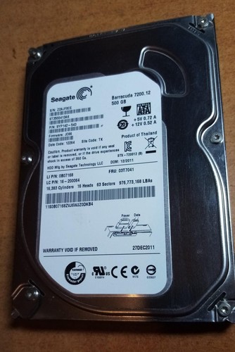 Disque dur seagate 500gb sata - 500gb,