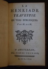 La Henriade travestie en