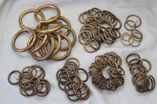 Lot d'anneaux de rideaux en