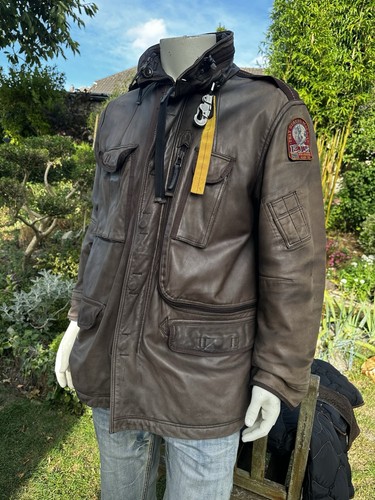 Parajumpers veste cuir marron