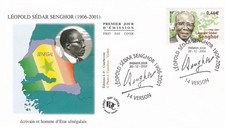 FRANCE 2002 FDC LEOPOLD SEDAR