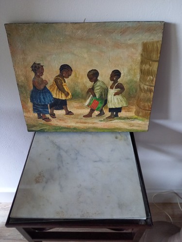 Tableau signé papus - tableau,