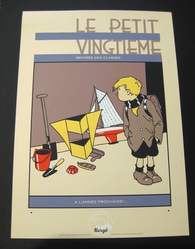 Herge sérigraphie quick - quick, et