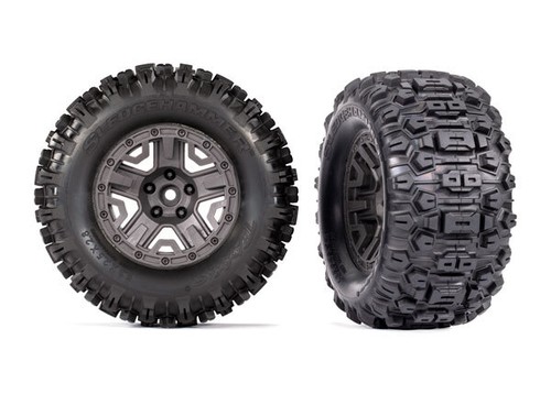 Traxxas trx9072 gray pneus - traxxas, trx9072-gray