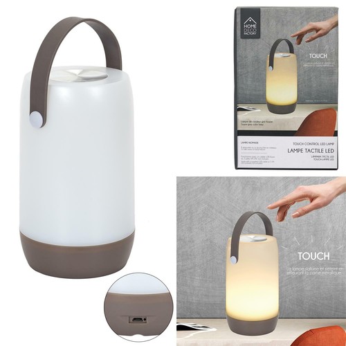 Lampe tactile led - lampe, taupe
