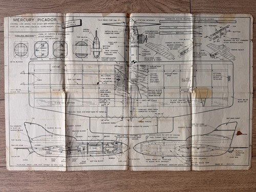 Plan modélisme avion ancien - modélisme,