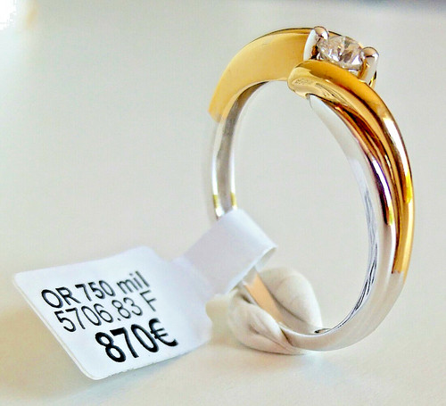 Bague bicolore carats - bague,