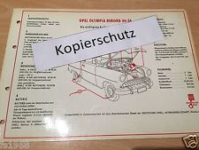 Opel Type Olympia Rekord 1954/56, Shell Lubrication Maintenance Manual