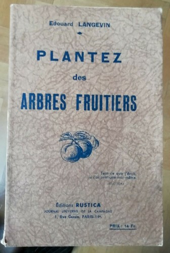 Plantez des arbres fruitiers