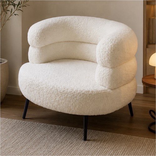 Fauteuil place tissu - place, bouclé