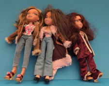 LOT de 3 Poupées BRATZ MGA 2001 vintage