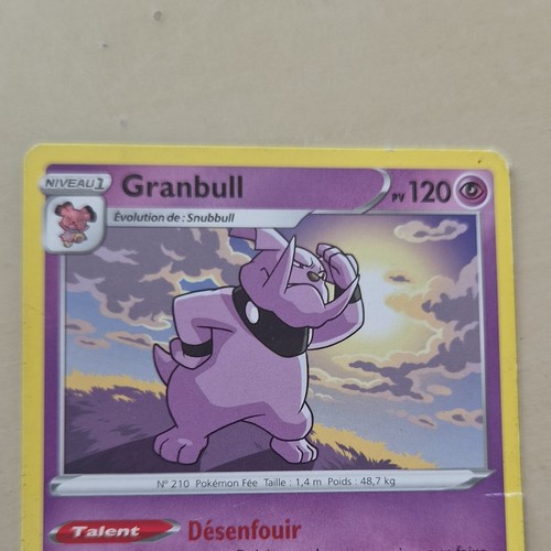 Pokémon jcc carte granbull - jcc,