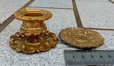 Ancienne bobeche coupelle Bougeoir Candelabre Lustre Lampe,Bronze ou laiton N79B