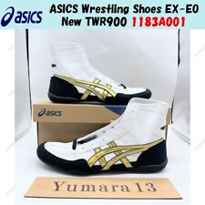 Chaussures de lutte ASICS EX-EO neuves TWR900 1083A001 or blanc noir homme pe...