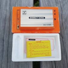 Vintage 1982 NINTENDO Game & Watch Donkey Kong Handheld In Original Box DK-52