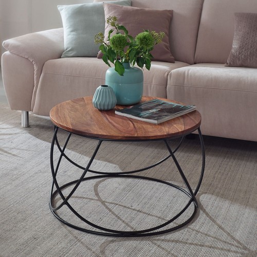 Finebuy table basse bois - table,
