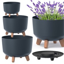 Jardinière avec pieds pot de