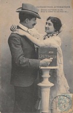 Old postcard fantasy entitled vending machine