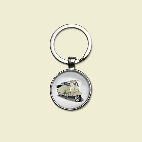 Porte clefs scooter - porte-clefs, lambretta