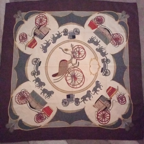 Foulard soie hermes - foulard,