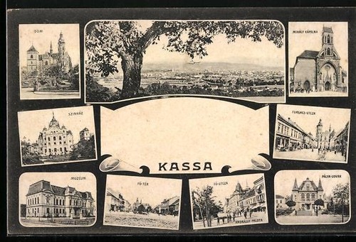 Carte postale kassa dom - carte, kassa,