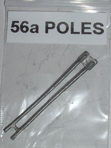 Replacement pantograph poles