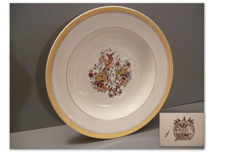 Assiette creuse ancienne - , en