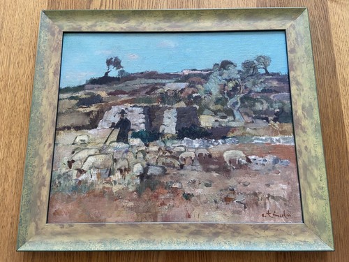 Ancien tableau signé - ancien,