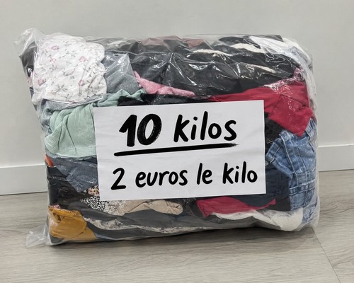 Ballot vêtement kilos - 10,