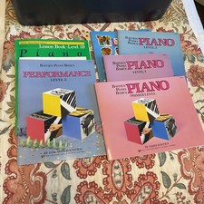 Six Alfred & Bastien Piano Books Levels 1-2 Basic Performance