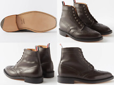 THOM BROWNE WINGTIP GOODYEAR SOLE BROGUE BOOTS Bottes Cheville Neuves 39