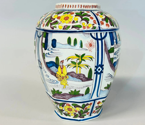 Delft vase balustre en - delft.,