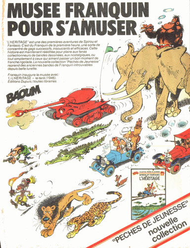 Pub album franquin - pub, spirou