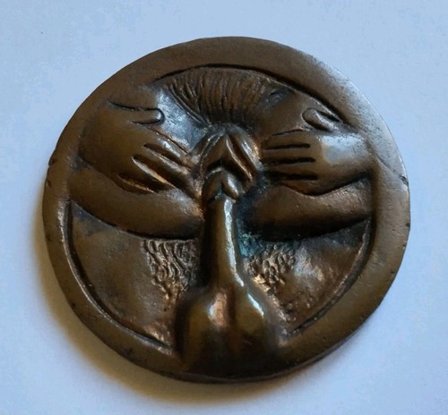 Pièce érotique bronze - bronze,