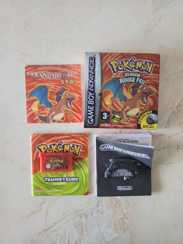 Jeu pokémon version rouge feu - pokémon,