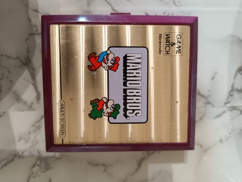 Nintendo game watch - nintendo, mario