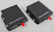 Ethernet Over Fiber Optic Extender 10/100M up to 12.4 mi Extender Receiver POTS